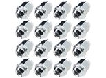16X Dado Ruota Carbonado M12X1,5 SW21 Chiuso Con Rondella Fissa Zincato Kia