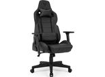 Sedia Da Gioco SENSE7 Sentinel - Sedia Con Braccioli 3D, Inclinazione A 160°, Funzione Dondolo, Imbottitura Hde™, Elevazione A Gas, Sedia Da Ufficio Ergonomica Grigio-Nera