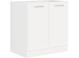 Mobile Laterale Atlas Bianco 80 X 82 X 52 Cm