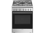 Smeg Concert CX60GMX Küchenherd Freistehender Herd Elektro Gaskochfeld Edelstahl
