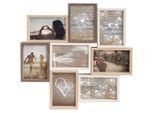 Nielsen Collagen-Bilderrahmen , Braun , Holzwerkstoff , 45x45 cm , FSC , Bilder und Zubehör, Bilderrahmen, Bilderrahmen-Collagen