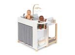 Musterkind Puppenwickelkommode Viola , Grau, Natur, Weiß , Holz, Textil, Holzwerkstoff , 60x87x70 cm , EN 71, CE , Spielzeug, Kinderspielzeug, Puppen & Puppenzubehör, Puppen