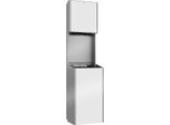 Kwc Ar Combinazione Carta-Spazzatura, Exos, Acciaio Inox, Incasso, 304X1166X251 Mm, Frontale Esg Bianco
