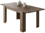 Dmora Tavolo Allungabile Marene 200X90X75H Cm Marrone Noce, Allungabile Meccanismo Estensione Allunga Centrale