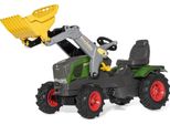 Trattore A Pedali Rolly Toys Fendt 211 Vario Con Benna Caricatore Frontale, Pneumatici