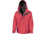Result R68X | Giacca 3-In-1 Con Zip E Clip - Colore: Rosso - Taglia: Xxl