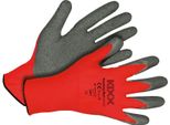 Guanti Da Giardinaggio Kixx - Rosso/Grigio - Taglia 11