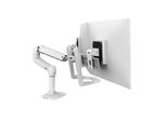 Ergotron Lx Series 98-037-062 Supporto Da Tavolo Per Tv A Schermo Piatto 25,4 Cm (10") Bianco Scrivania"