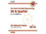 11+ Cem 10-Minute Tests: Ragionamento Non Verbale 3D E Spaziale - Età 10-11 Libro 1 (Con Ed. Online)