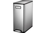 Eko - Pattumiera A Pedale Ecofly 30 Litri - Acciaio Inox - Acciaio Inox Opaco