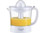 Adler | Spremiagrumi | Ad 4009 | Tipo Spremiagrumi | Bianco | 40 W | Numero Di Velocità 1 | Giri Al Minuto