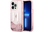Karl Lagerfeld Klhcp14Xlbklcp Iphone 14 Pro Max 6,7 RóżOwy/Pink Hardcase Liquid Glitter Big Kl
