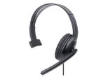 Manhattan 179874 Cuffie Manhattan Mono Usb, Circumaurali (Over-Ear)