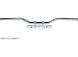 Manubrio Trw Lucas In Acciaio 22 Mm Classic Basso, Nero, Nero