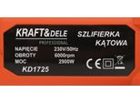 Smerigliatrice Angolare Kraft&Dele 230 Mm 2,9 Kw KD1725