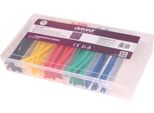Orno AE-13141 Schrumpfschlauch-Set De 100 StüCk 6 Farben 10Cm