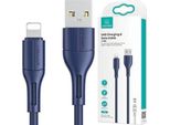 Cavo Usams U68 Lightning 2A Carica Rapida 1M Blu/Blu Sj500Usb03 (Us-Sj500)