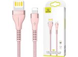 Usams U33 Lightning Cavo Intrecciato 1,2 M 2A Ricarica Rapida Rosa/Rosa Sj360Usb03 (Us-Sj360)