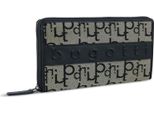 Bugatti Portafoglio Elea Ladies Long Zip Wallet Black Beige