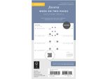 Filofax Inserto Calendario 2025 Personal 1 Settimana - 2 Pagine Minimal Bianco Multilingue 25-68490
