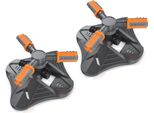 Irrigatore Da Giardino Brandson 2X Circolare, Irrigatore Per Prato A 360°, Irrigatore Rotante A 3 Bracci, Sistema Di Irrigazione Per Prato, Sistemi Di Irrigazione, Compatibile Gardena