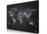 Mousepad Da Gioco Titanwolf, Xxxl Speed Mousepad 1200 X 600 Mm, Velocità E Precisione, Mappa Del Mondo In Inglese