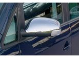 1Set Coprispecchietti In Acciaio Inox V2A Chrome Per Vw Touran Typ 1T1 1T2 2003-2009