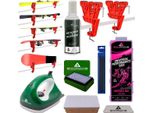 Skinrocks Set Di Cera Da Sci 8 Pezzi Ski Jig Iron Wax Alpine Ski Vice Ultra