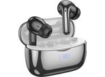 Hoko, Cuffie Bluetooth A Riduzione Del Rumore 7H. Durata Della Batteria Effetto Cromo, Nero