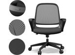 Sedia Da Ufficio Ergonomica Sense7 Sopty, Sedia Da Scrivania Con Funzione Dondolo, Sedia Da Ufficio Regolabile In Altezza, Nera