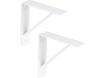 Alberts 869649 Mensola Sam, Una Coppia, Mensole Disponibili In Vari Colori Di Tendenza, Mensole In Coppia O Singolarmente, Dimensioni 205 X 205 X 50 Mm