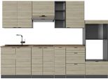 Vicco Cucina Componibile Fame-Line, 280 Cm , Pl Rovere, Pannello In Rovere/Antracite/Antracite