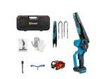 Motosega Elettrica Gisam, Lama Da 8 Pollici, Motore Brushless, Senza Batteria, Senza Spina