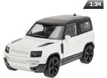 Modello 1:34, Land Rover Defender 2020, Bianco