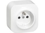 Presa A Muro Singola Con Messa A Terra, Bianca, 16A IP20, Legrand 782417 Forix