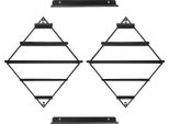 Porta Smalti Per Unghie, Design A Parete A 5 Livelli, Contiene 90 Flaconi, Nero