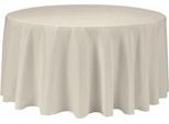 Tovaglia Beige Tavolo Rotondo 320Cm Matrimonio Banchetto