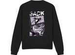 The Nightmare Before Christmas - Felpa "Pumpkin King Fear Fest"" FüR Herren/Damen Unisex TV28304 (L) (Schwarz)"