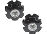 Dado A Stella Della Serie Sterzo Della Bicicletta, Dado Della Serie Sterzo Della Bicicletta In Lega Di Alluminio Da 23,6 Mm Dado A Stella Della Serie Sterzo Della Forcella Anteriore Della Bicicletta Per Mountain Bike Bici Da Strada Bicicletta E Ricambi
