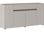 Dmora Credenza Cirimido 170X40X85H Cm Beige, 3 Ripiani Un Cassetto
