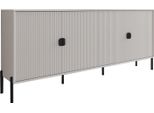 Dmora Credenza Arpina 203.4X49X83H Cm Beige, 4 Ripiani Cassetti