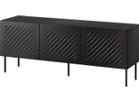 Dmora Mobile Porta Tv Termoli 150.5X42X60H Cm Nero, Un Ripiano Modulabile