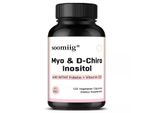 Myo-Inositolo & D-Chiro Inositolo + Folato, Vitamina D3 (120 Capsule) Integratore Alimentare, Salute Delle Donne, Menopausa, Mestruazioni, Sistema Immunitario