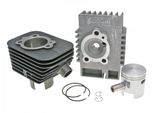 Kit Cilindro Polini In Ghisa Grigia Racing 63Cc 10Mm Pistone Spinotto Per Piaggio Si, Cba, Eco, Bravo
