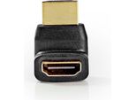 Adattatore Hdmi™ | Connettore Hdmi™ | Uscita Hdmi™ | Placcato Oro | Angolato Di 270° | Abs | Nero | 1 Pz. | Scatola
