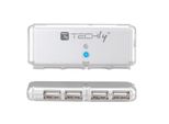 Techly IUSB2-HUB599TY Techly Usb 2.0 Mini Hub, 4-Port, Silber