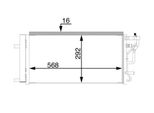 Mahle Ac 71 000S Condensatore Climatizzatore Condensatore Climatizzatore Per Hyundai I30 Hatchback (Pde, Pd, Pden) + Essiccatore