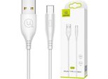 Usams U18 USB-C 1M Cavo Usb A Ricarica Rapida Bianco