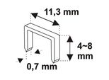 Cucitrice Dedra 4-8 Mm, Spessore Punti 0,7 Mm - 11Z001