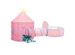 Vidaxl Tenda Da Gioco Con 250 Palline Rosa 301X120X128 Cm